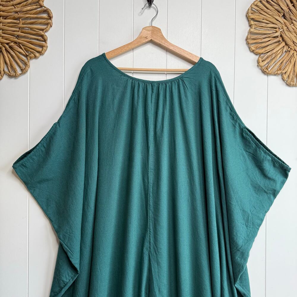 Free People jumpsuit one piece romper onesie wide-leg linen viscose blend - Picture 5 of 9